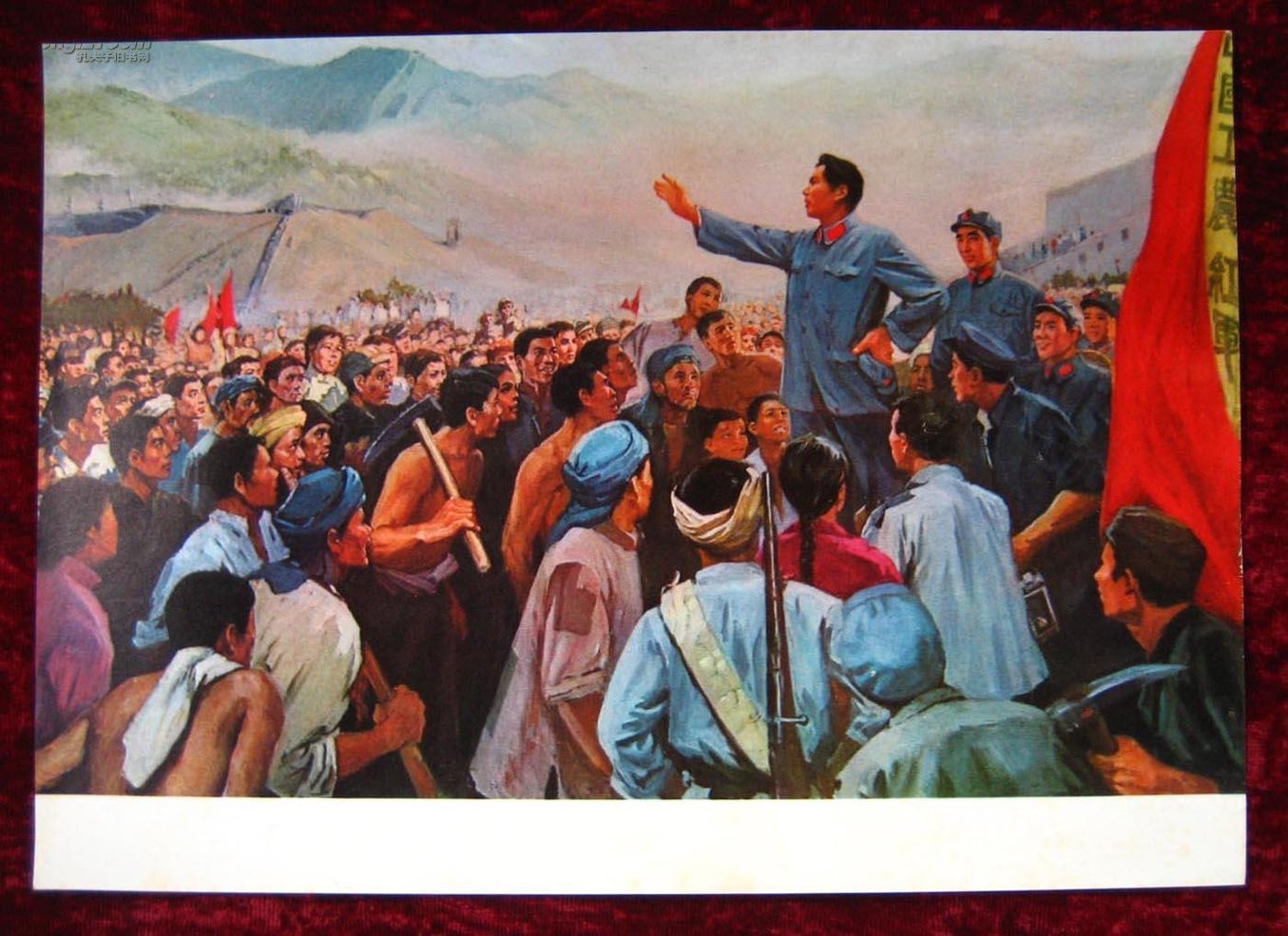 中国工农红军是中国土地革命战争时期,中国共产党领导的人民军队.