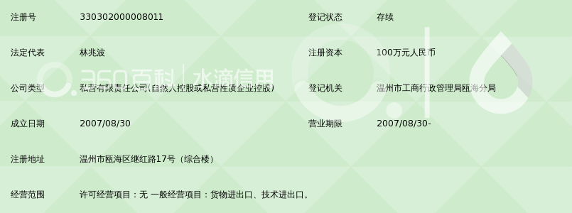 温州市朗盛国际贸易有限公司锁定