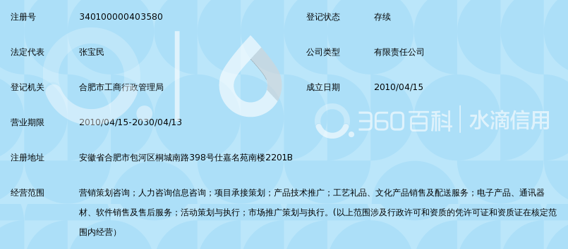合肥众腾营销策划咨询有限公司_360百科