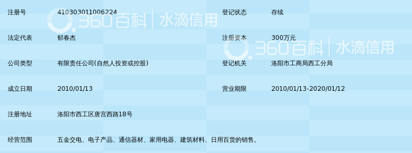 洛阳天旭商贸有限公司_360百科