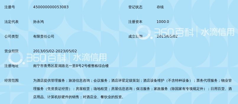 广西美高诗酒店管理有限公司_360百科