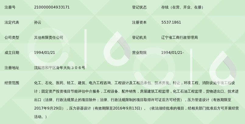 辽宁省石油化工规划设计院有限公司_360百科