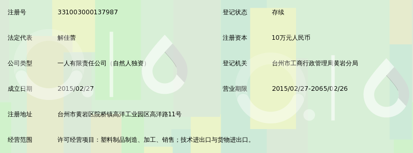 台州市黄岩盈美塑业有限公司_360百科