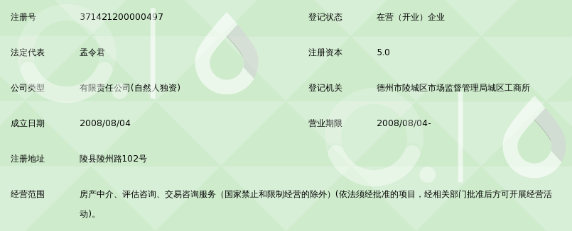 陵县阳光房产咨询服务有限公司_360百科