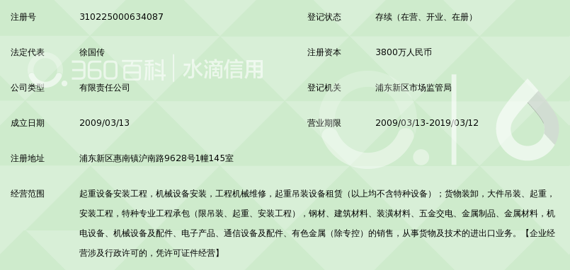 上海腾传起重设备安装工程有限公司_360百科