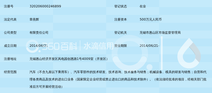 无锡沃尔福汽车技术有限公司_360百科