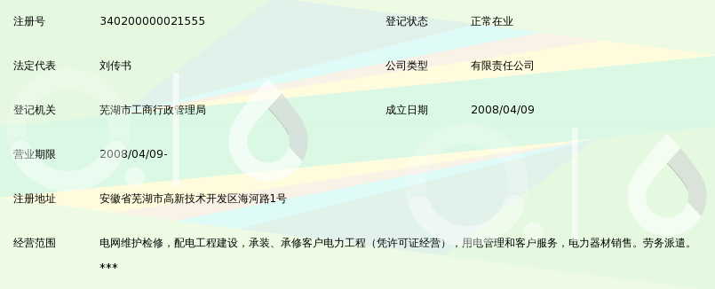芜湖市阳光电力维修工程有限责任公司_360百