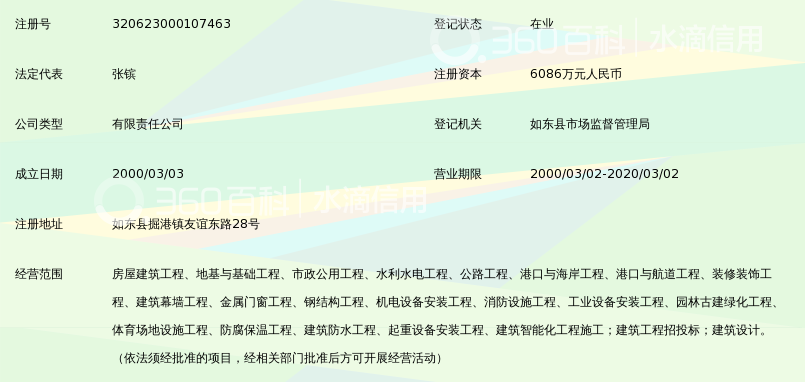 南通华隆建设工程有限公司_360百科