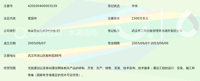 武汉烽火移动通信有限公司