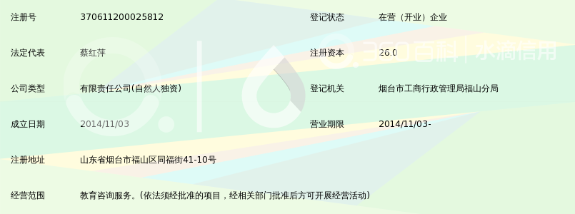 烟台市福山神墨教育咨询有限公司