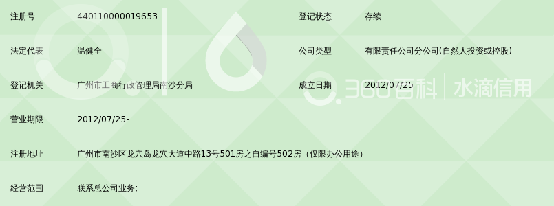 广州市康桥国际货运代理有限公司南沙分公司_