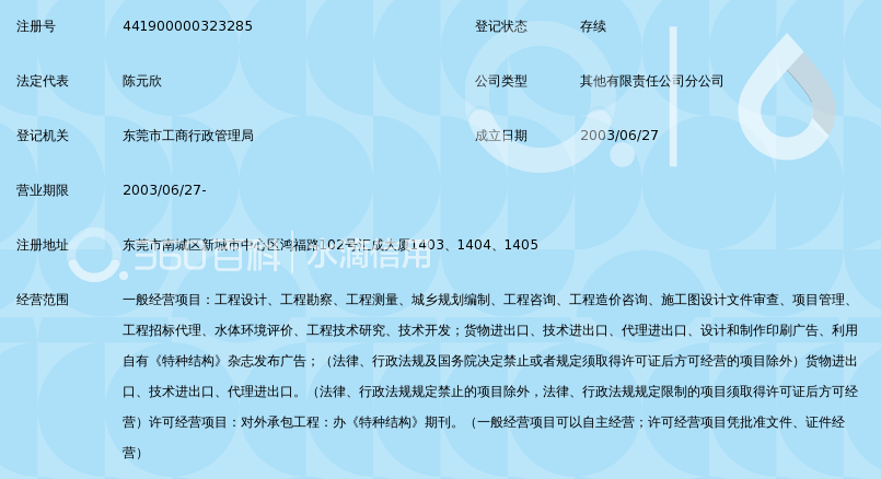 北京市市政工程设计研究总院有限公司东莞分院