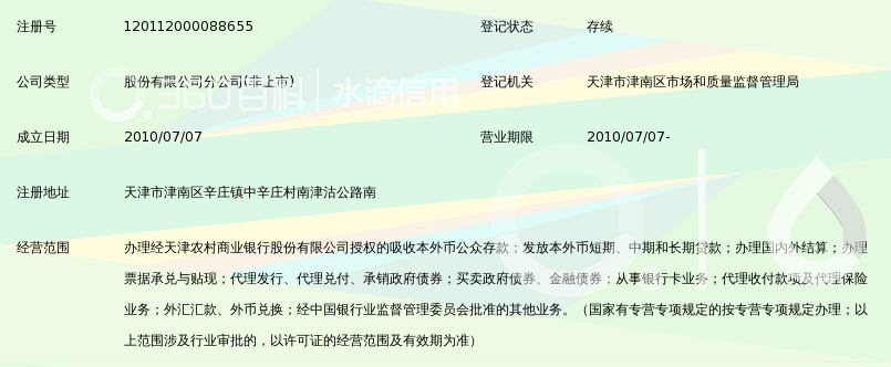 天津农商银行查流水 360搜索