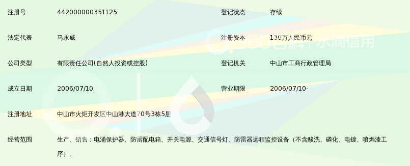 中山市新立防雷器材有限公司_360百科