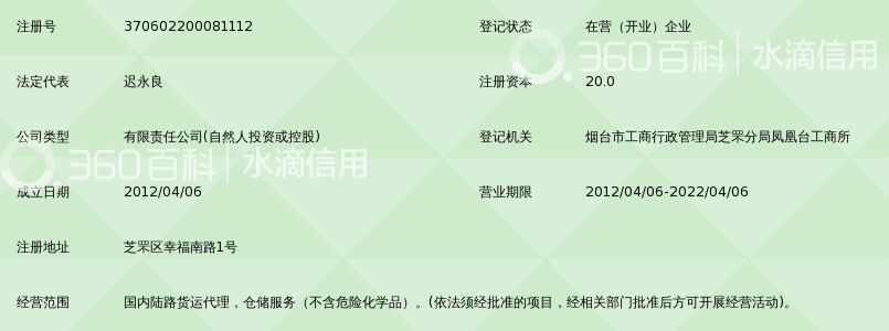 烟台嘉德货运代理服务有限公司