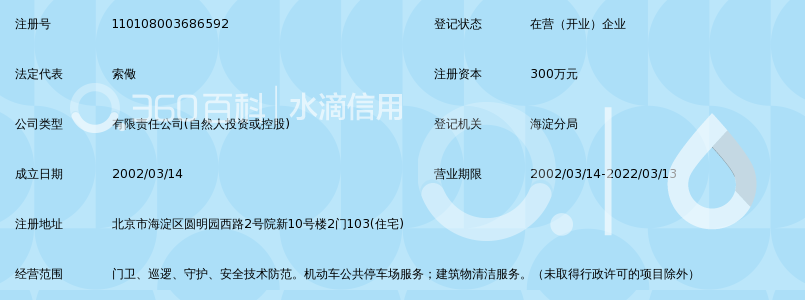 北京金剑卫士保安服务有限公司