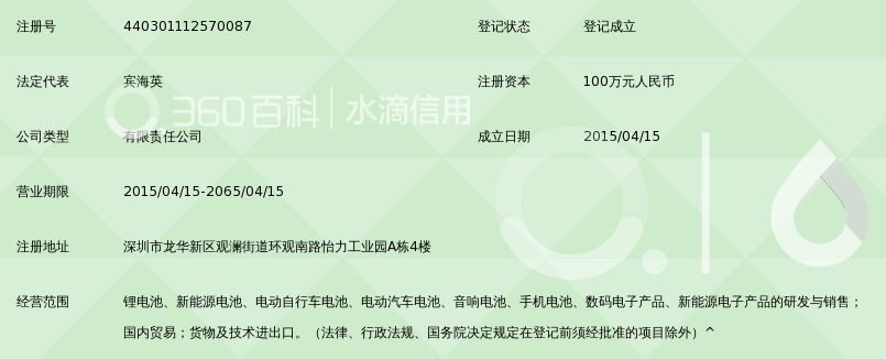 深圳市芯华芯动力技术有限公司_360百科