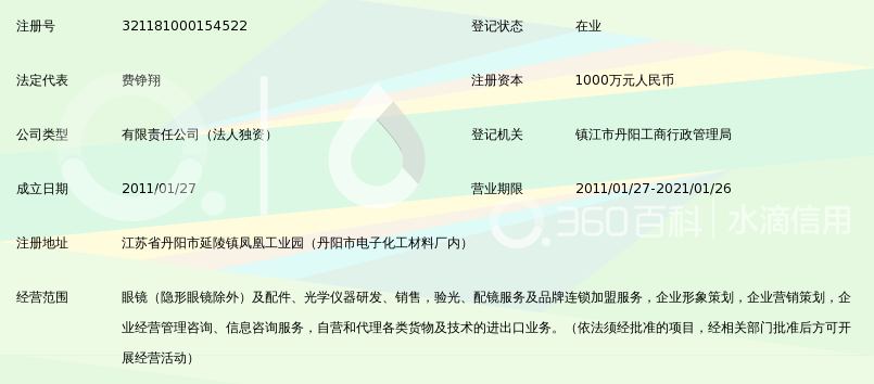 江苏康耐特光学眼镜有限公司