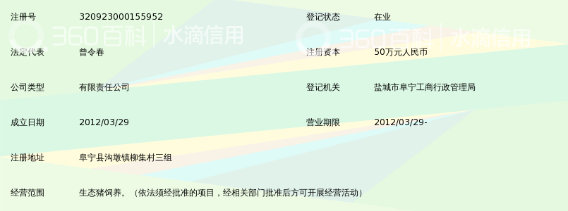 阜宁县鲲鹏生态猪养殖有限公司