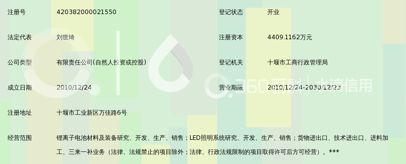 湖北万润新能源科技发展有限公司_360百科